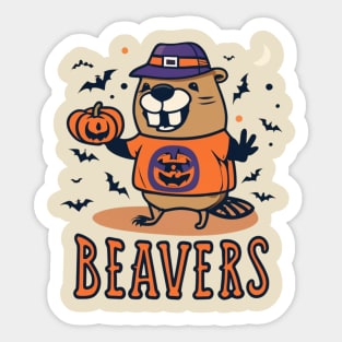 Eager Beavers Sticker